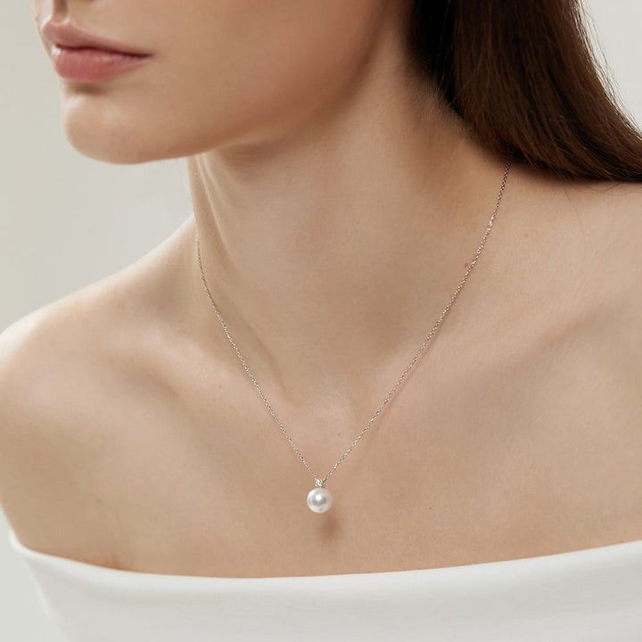 Premier South Sea Pearl 18K Gold Diamond Necklace