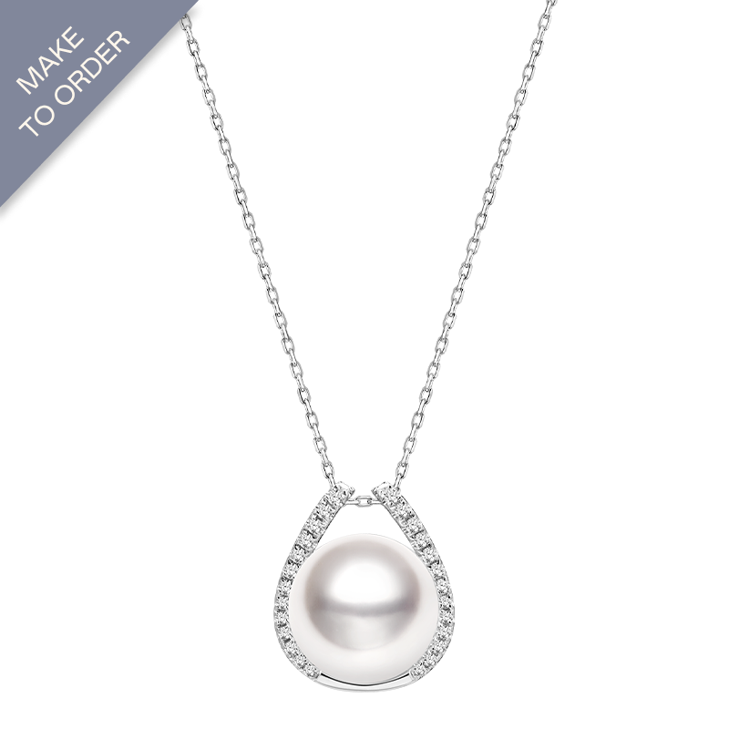 South Sea Pearl 18K Gold Diamond-Encrusted Haute Jewelry Modern Necklace