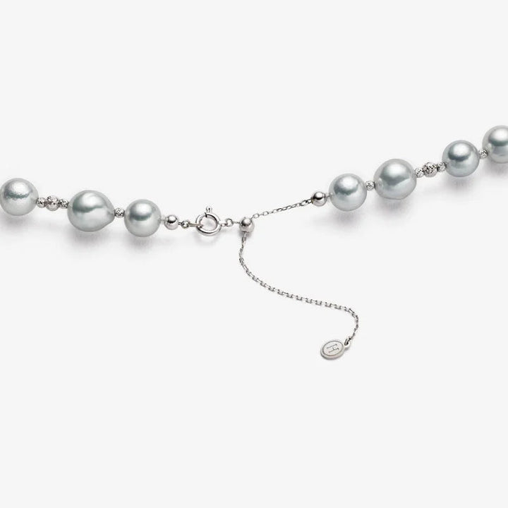 IMPERFECTION COLLECTION Akoya Baroque Pearl 18K White Gold Choker Necklace IMPERFECTION COLLECTION Akoya Baroque Pearl 18K White Gold Choker Necklace IMPERFECTION COLLECTION