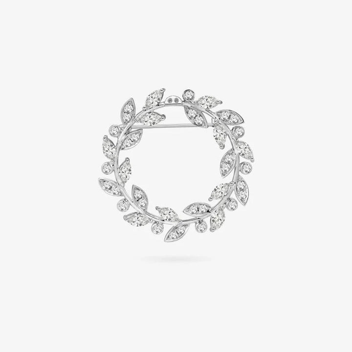 LOVE GROWS COLLECTION Silver Blue Mabe Pearl Diamond Hair Accessories Brooch LOVE GROWS COLLECTION Silver Blue Mabe Pearl Diamond Hair Accessories Brooch LOVE GROWS COLLECTION