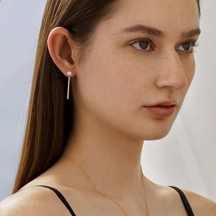 MELODY COLLECTION Akoya Saltwater Pearl 18K Gold Tassels Earrings MELODY COLLECTION Akoya Saltwater Pearl 18K Gold Tassels Earrings MELODY COLLECTION