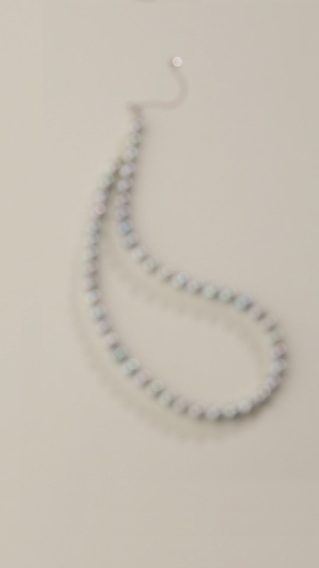 Silver Blue Baroque Akoya Pearl 18K Gold Classic Strand Necklace