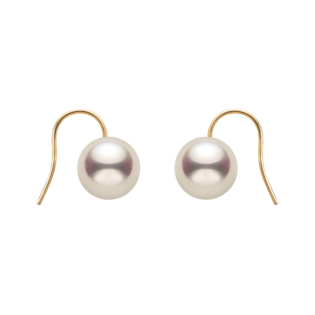 10 - 11mm Freshwater Edison Pearl 14K Gold French Hook Earrings - HELAS Jewelry