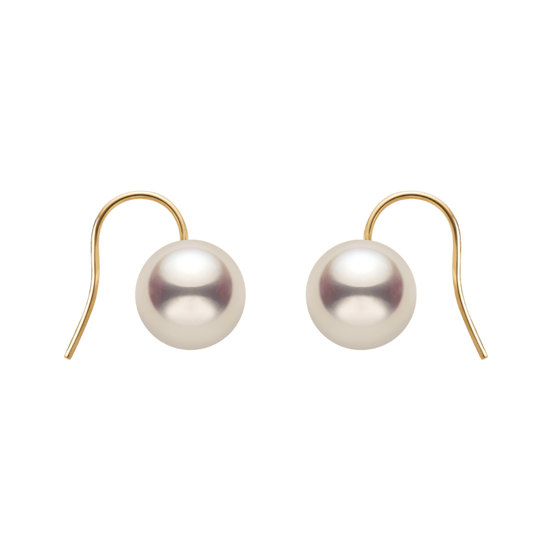 10 - 11mm Freshwater Edison Pearl 14K Gold French Hook Earrings - HELAS Jewelry