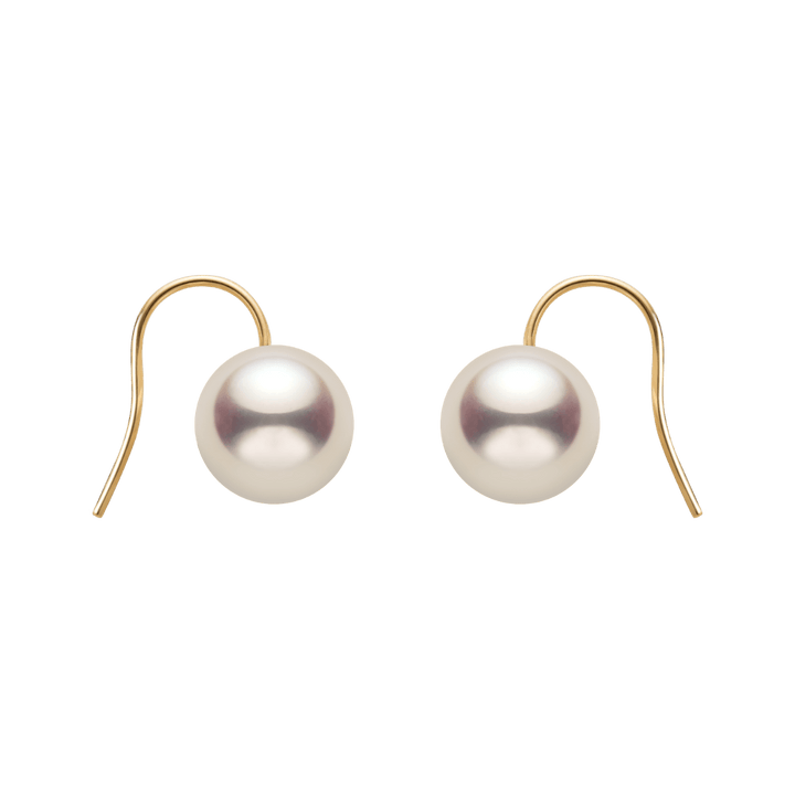 10 - 11mm Freshwater Edison Pearl 14K Gold French Hook Earrings - HELAS Jewelry