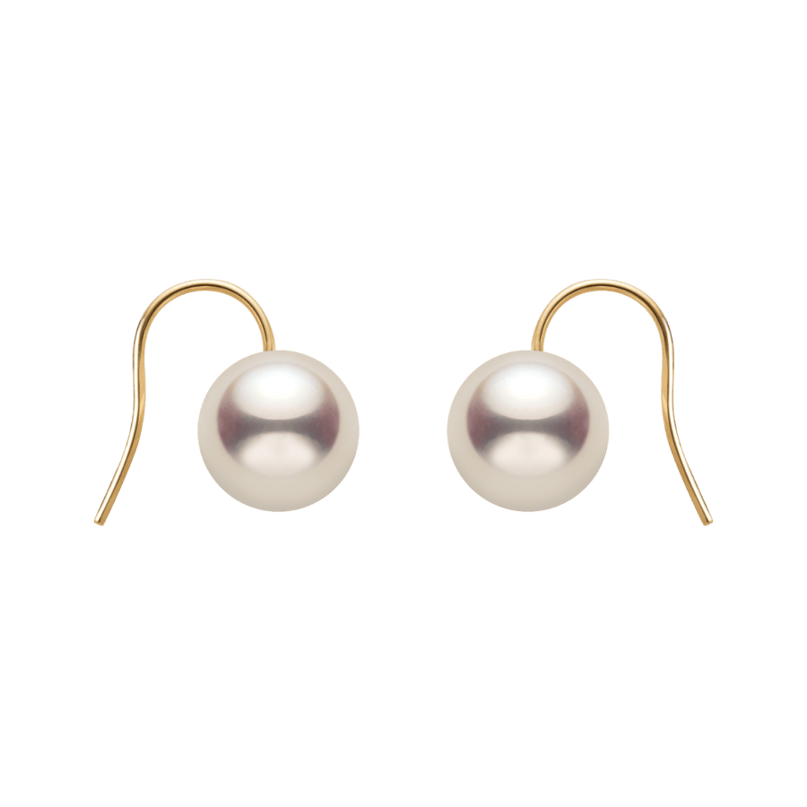 10 - 11mm Freshwater Edison Pearl 14K Gold French Hook Earrings - HELAS Jewelry