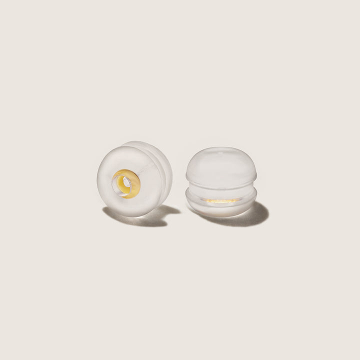 Freshwater Pearl 10K Yellow Gold Diamond Percentage Design Stud Earrings