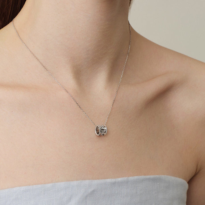 18K Gold Diamond Kaleidoscope Butterfly Necklace - HELAS Jewelry