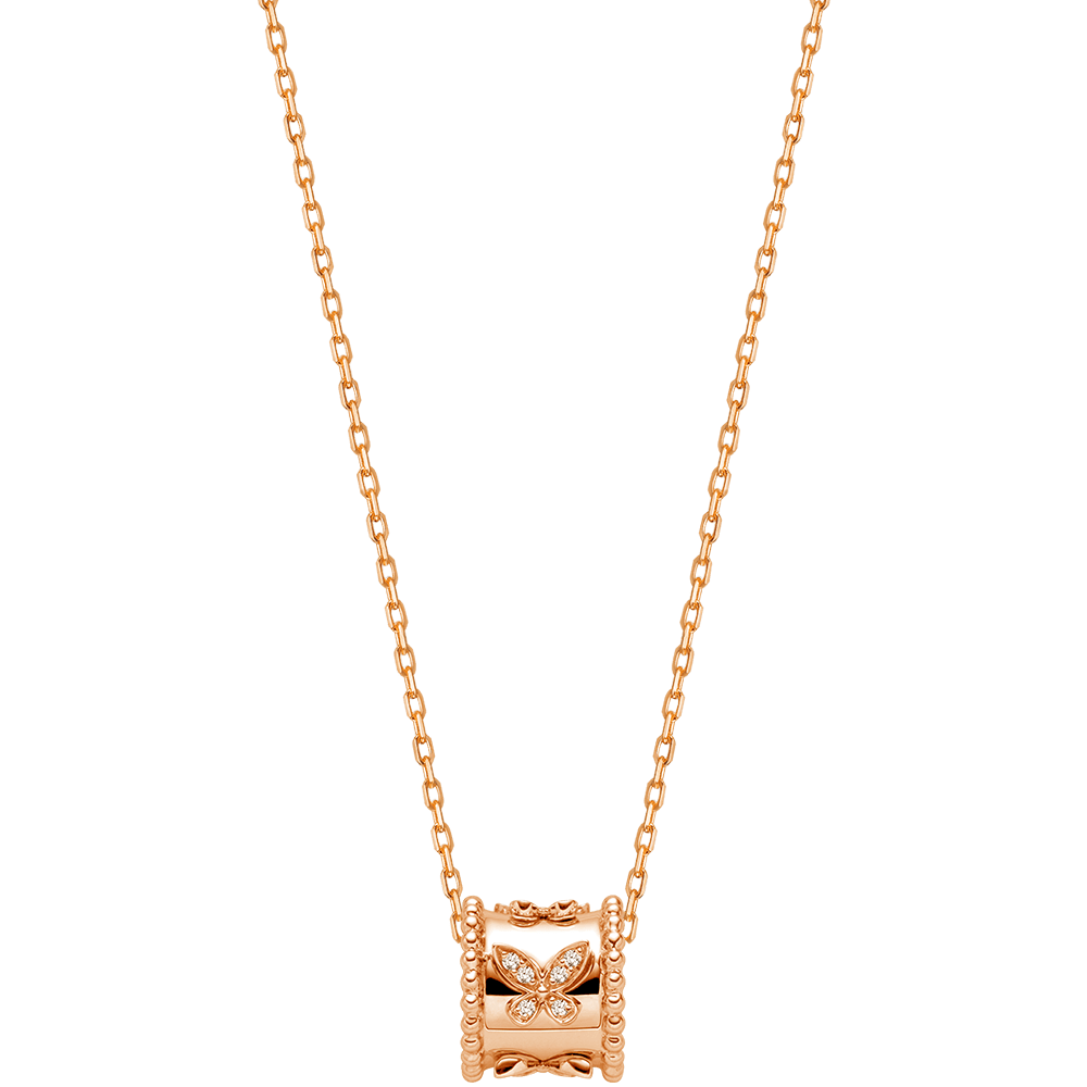 18K Gold Diamond Kaleidoscope Butterfly Necklace - HELAS Jewelry