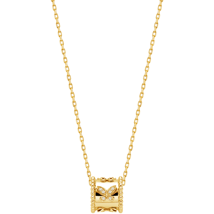 18K Gold Diamond Kaleidoscope Butterfly Necklace - HELAS Jewelry