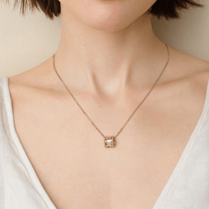 18K Gold Diamond Kaleidoscope Butterfly Necklace - HELAS Jewelry