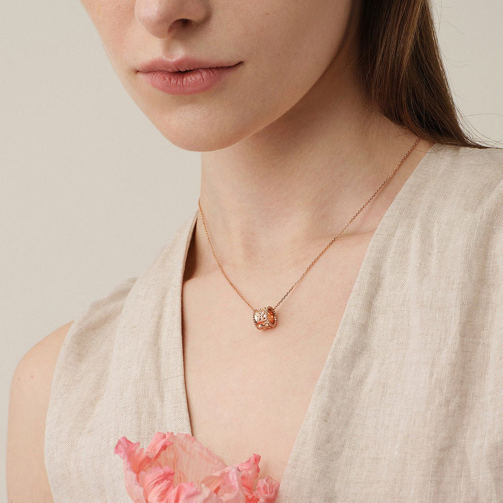 18K Gold Diamond Kaleidoscope Butterfly Necklace - HELAS Jewelry