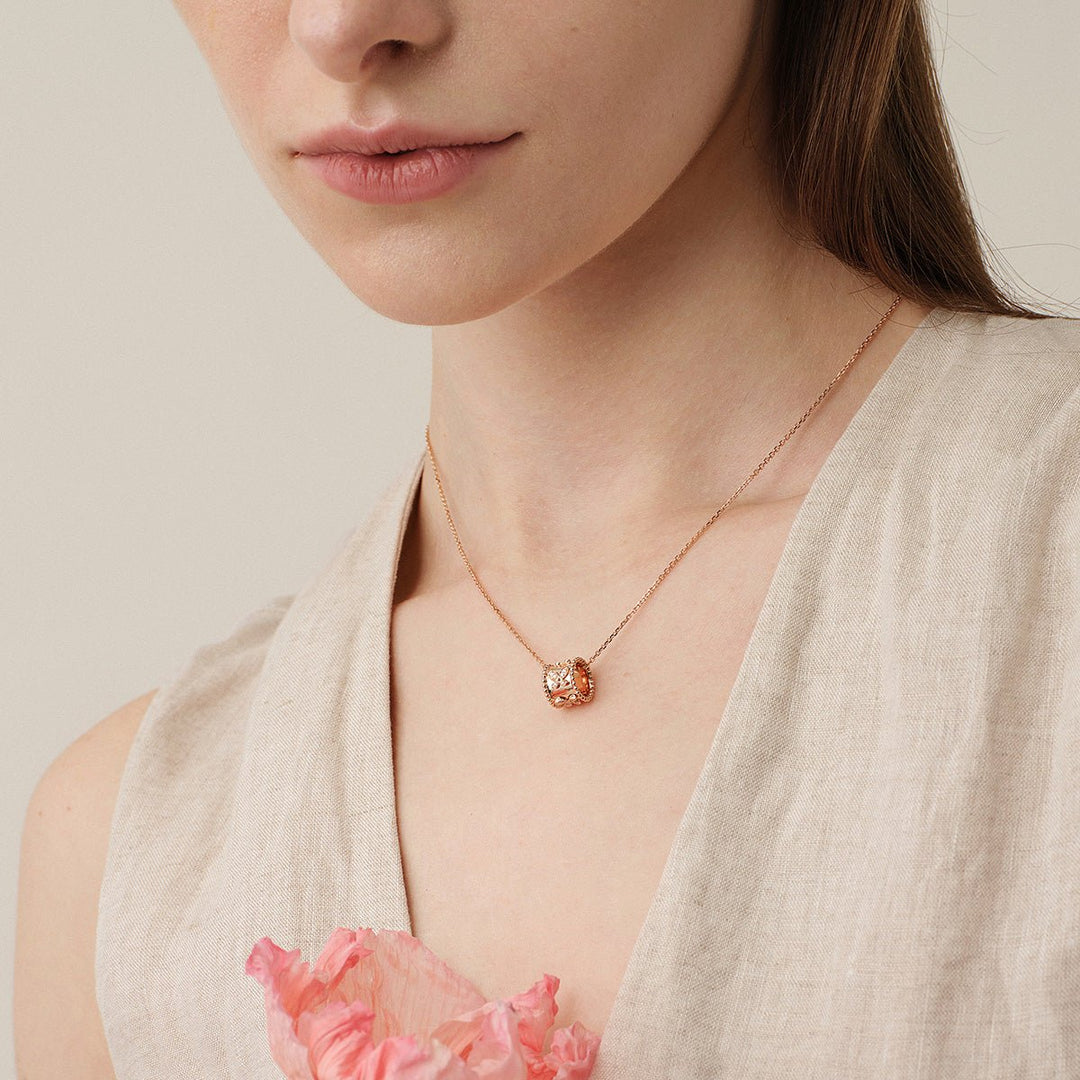 18K Gold Diamond Kaleidoscope Butterfly Necklace - HELAS Jewelry