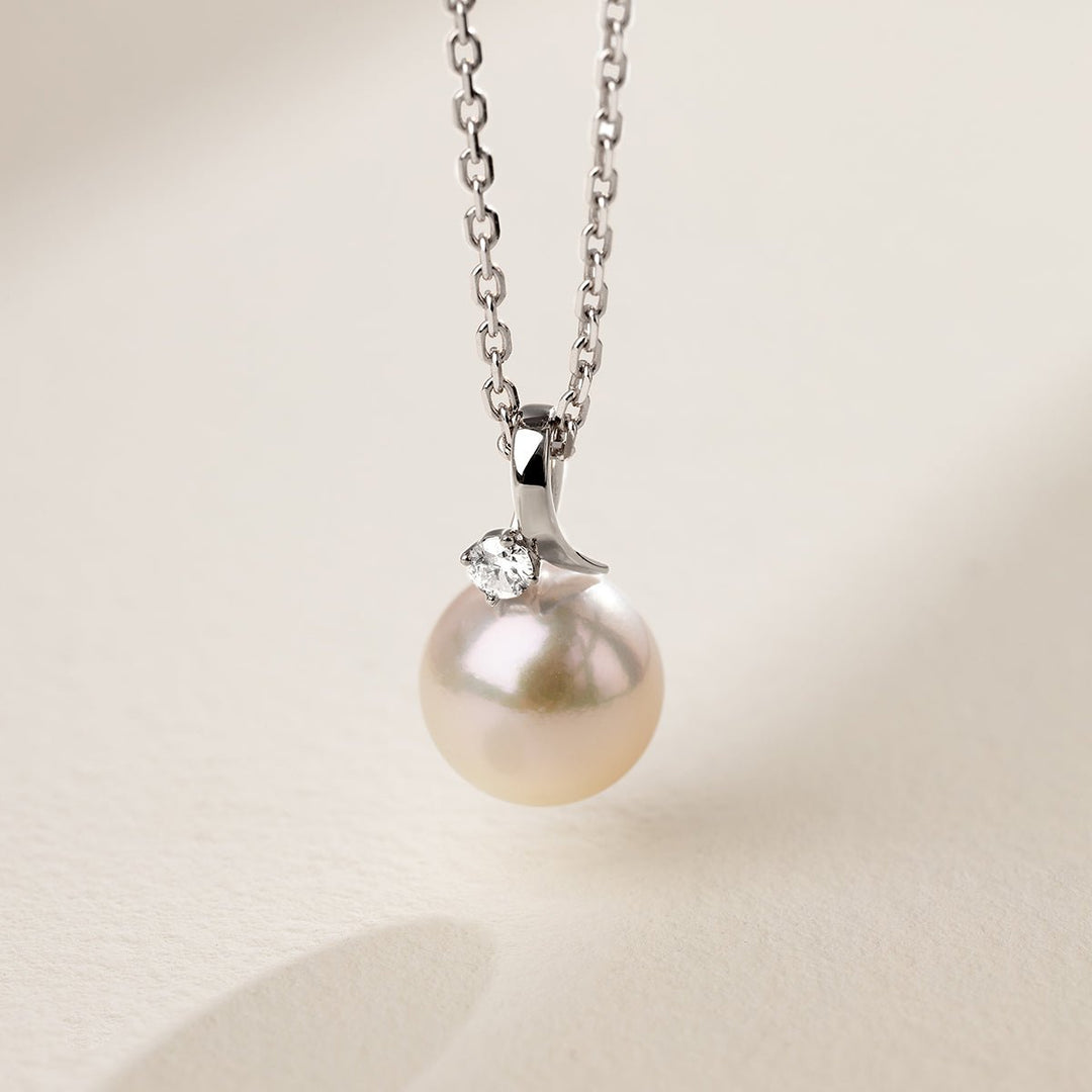 18K Solid Gold Diamond Lucky Fruit Pendant - HELAS Jewelry