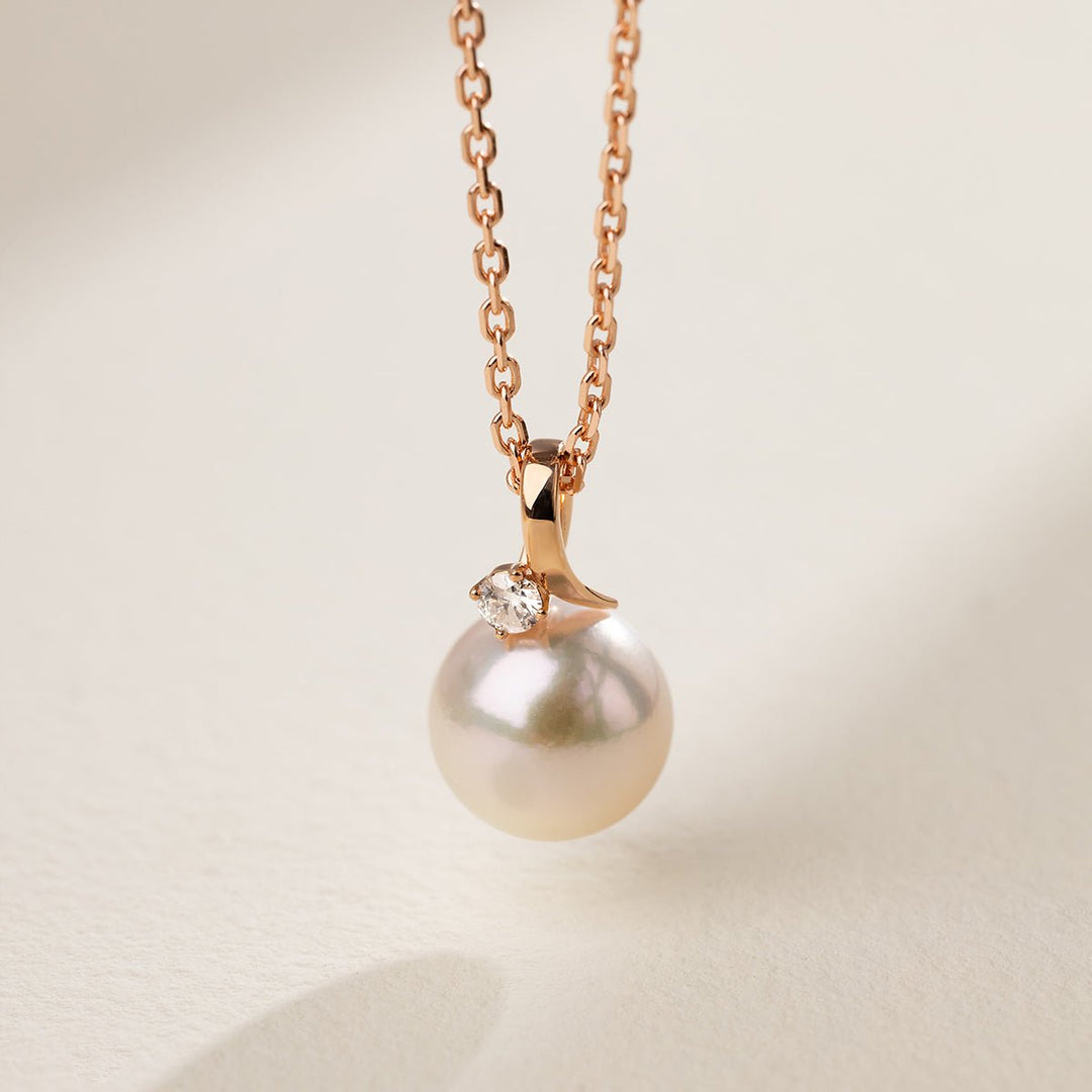 18K Solid Gold Diamond Lucky Fruit Pendant - HELAS Jewelry