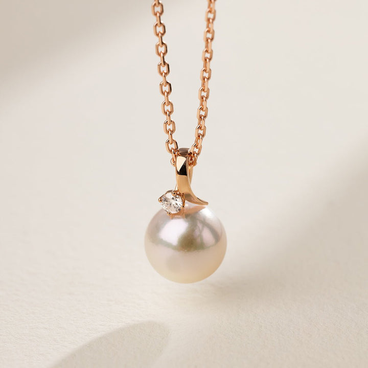 18K Solid Gold Diamond Lucky Fruit Pendant - HELAS Jewelry