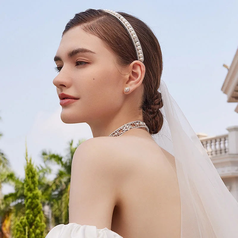1920s' COLLECTION Akoya Pearl 18K White Gold Diamond Mary Crown 1920s' COLLECTION Akoya Pearl 18K White Gold Diamond Mary Crown 1920s' COLLECTION