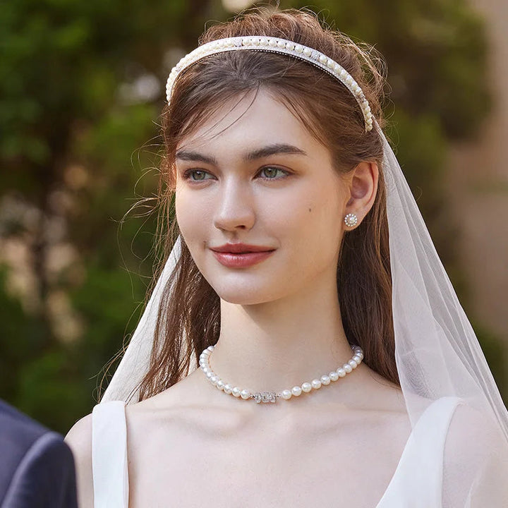 1920s' COLLECTION Akoya Pearl 18K White Gold Diamond Mary Crown 1920s' COLLECTION Akoya Pearl 18K White Gold Diamond Mary Crown 1920s' COLLECTION