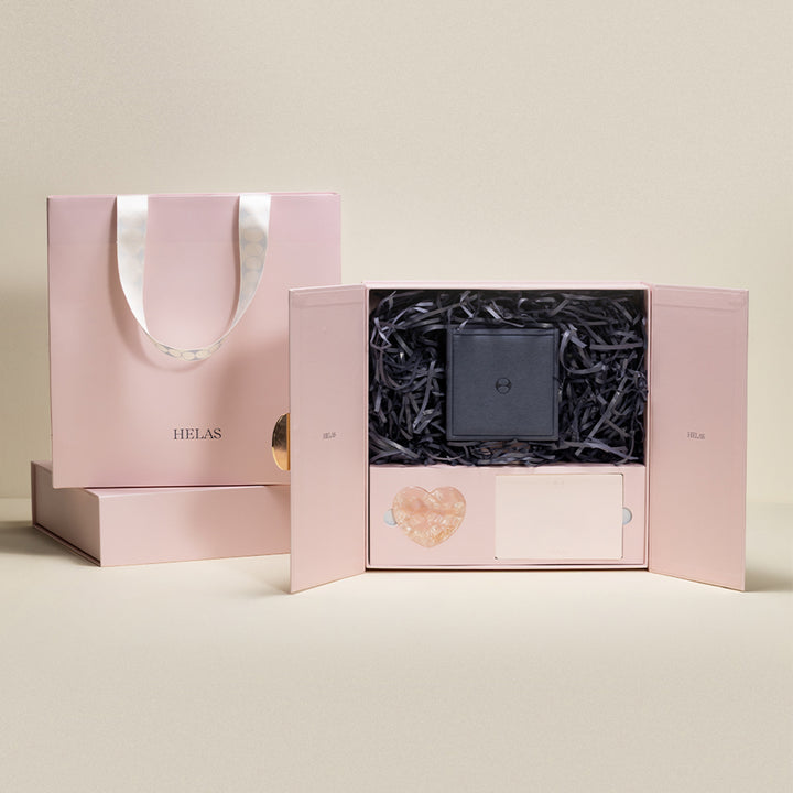 Duo-Door Pink Heart Clip Keepsake Gift Box