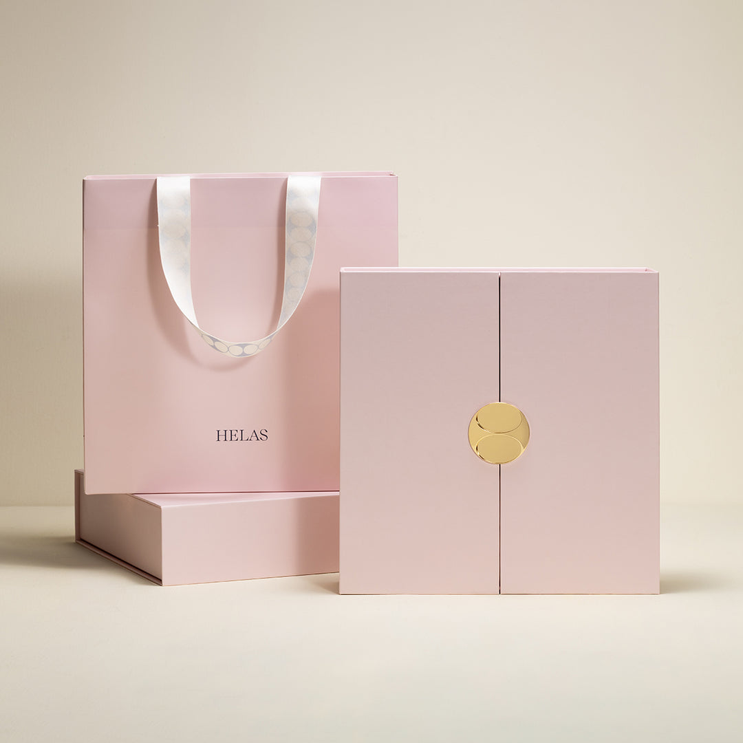 Duo-Door Pink Heart Clip Keepsake Gift Box