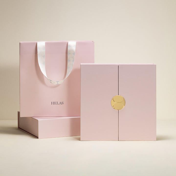 Duo-Door Pink Heart Clip Keepsake Gift Box