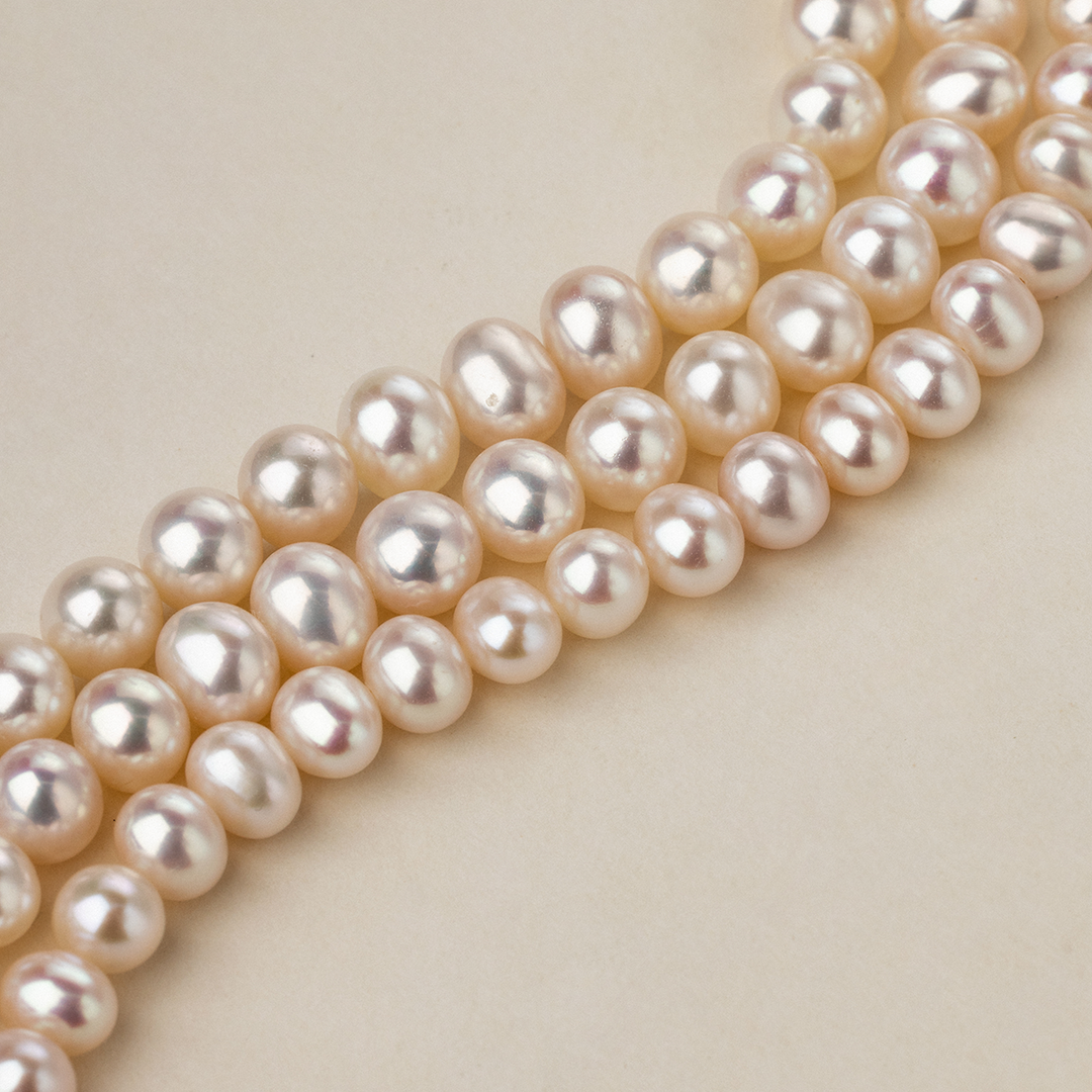 Freshwater Pearl 925 Sterling Silver Ball Clasp Versatile Bracelet