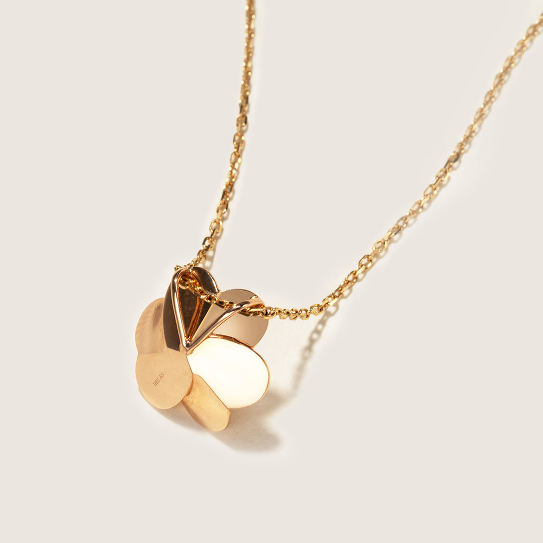 Freshwater Pearl 9K Rose Gold Bloom Dew Necklace