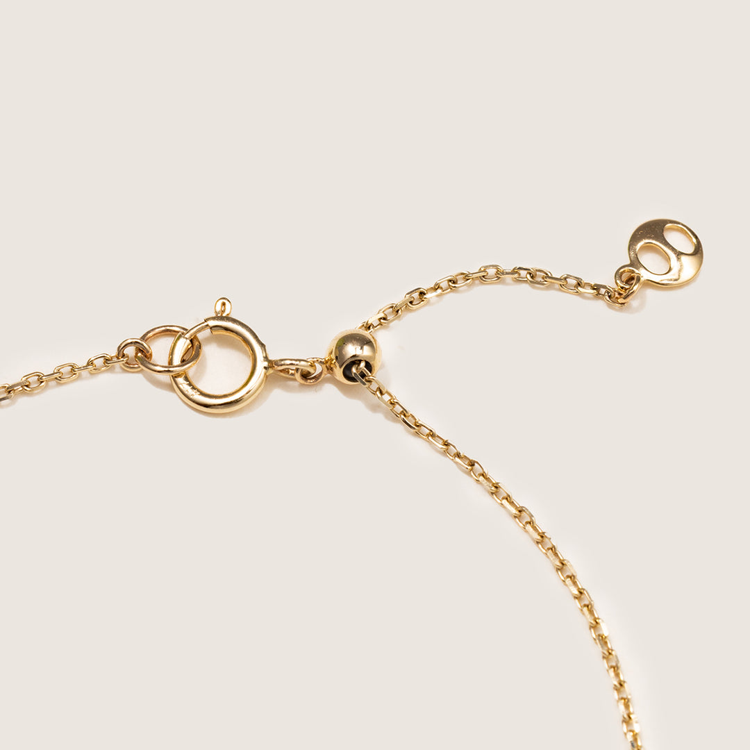 Freshwater Pearl 9K Gold Heart Romance Bracelet