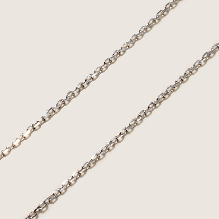 Mother-of-pearl 9K White Gold Lab-Grown Diamond Gardenia Pendant Necklace