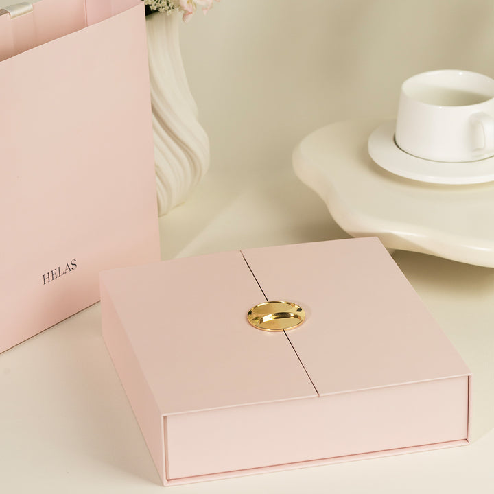 Duo-Door Pink Heart Clip Keepsake Gift Box