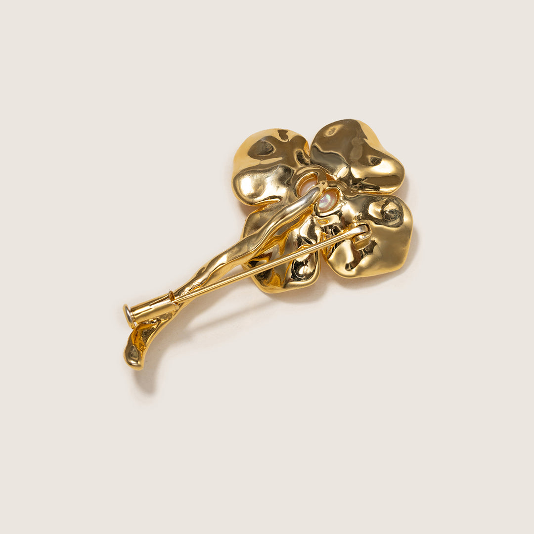 Freshwater Pearl 925 Sterling Silver Wild Bloom Brooch