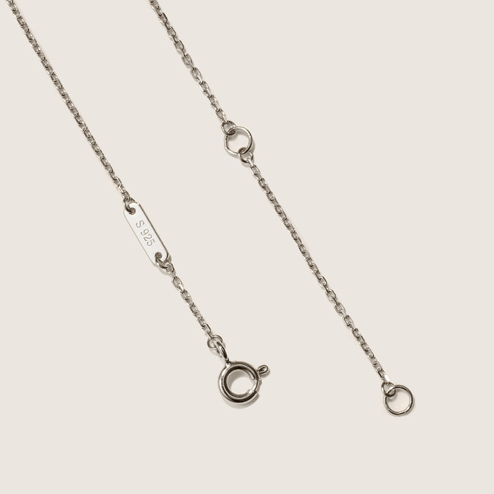 Mother-of-pearl 9K White Gold Lab-Grown Diamond Gardenia Pendant Necklace