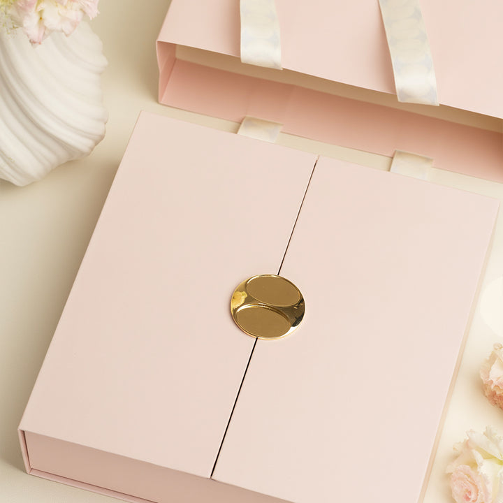 Duo-Door Pink Heart Clip Keepsake Gift Box