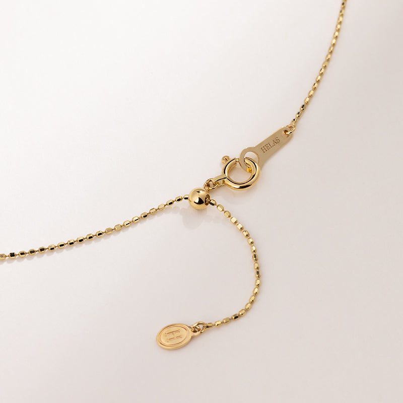 Akoya Pearl 18K Gold Woven Beaded Chain Necklace