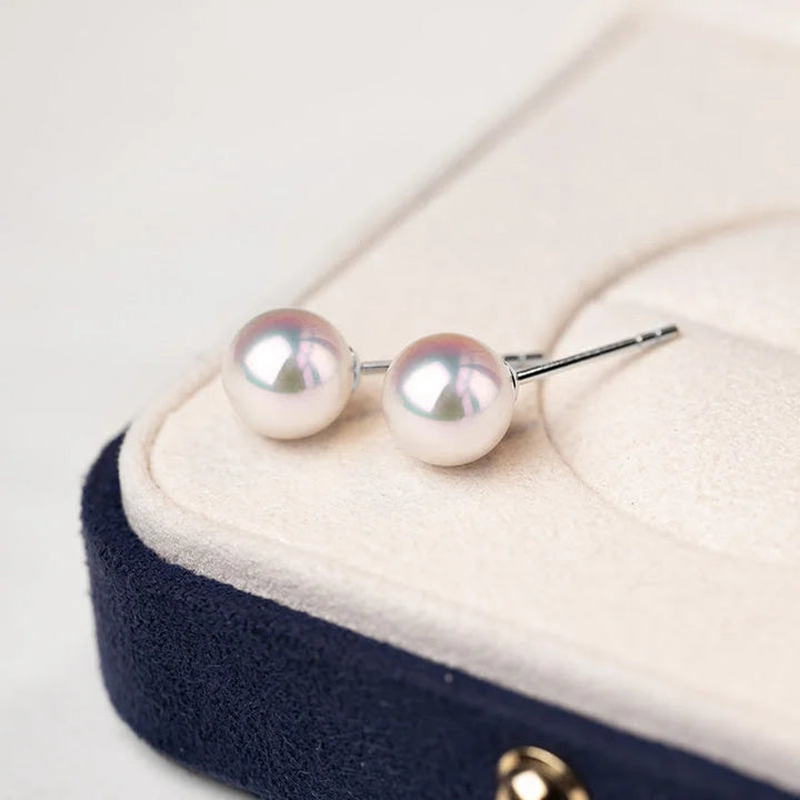 BASIC COLLECTION Akoya Pearl 18K Gold Petite Bulb Stud Earrings BASIC COLLECTION Akoya Pearl 18K Gold Petite Bulb Stud Earrings BASIC COLLECTION