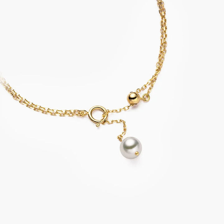 BASIC COLLECTION Akoya Pearl 18K Gold Single Bead Bracelet BASIC COLLECTION Akoya Pearl 18K Gold Single Bead Bracelet BASIC COLLECTION
