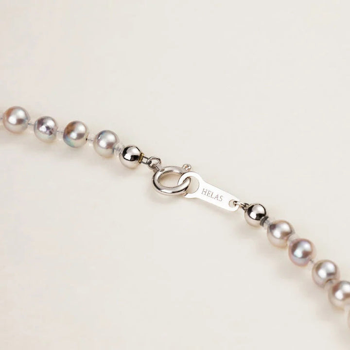 BEADED COLLECTION 18k Gold Morandi Gray Mixed Color Baroque Pearl Short Necklace BEADED COLLECTION 18k Gold Morandi Gray Mixed Color Baroque Pearl Short Necklace BEADED COLLECTION