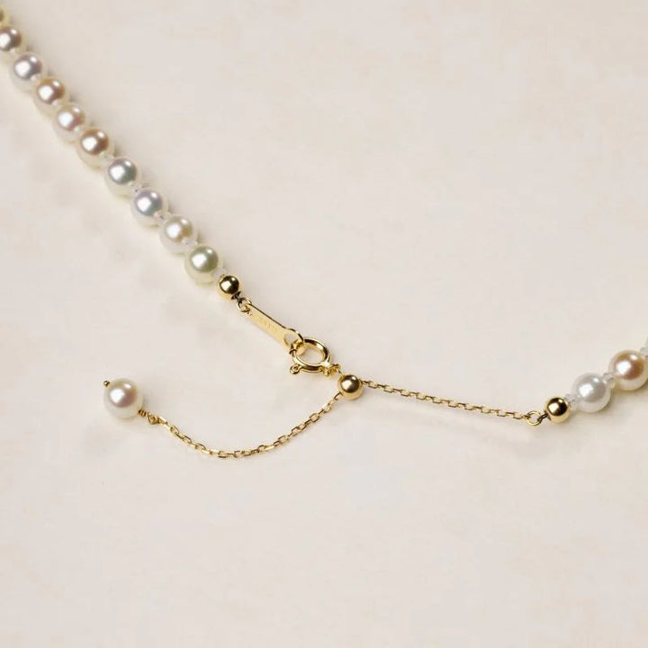 BEADED COLLECTION 18k Gold Round Candy-colored Mixed Color Akoya Pearl Necklace BEADED COLLECTION 18k Gold Round Candy-colored Mixed Color Akoya Pearl Necklace BEADED COLLECTION