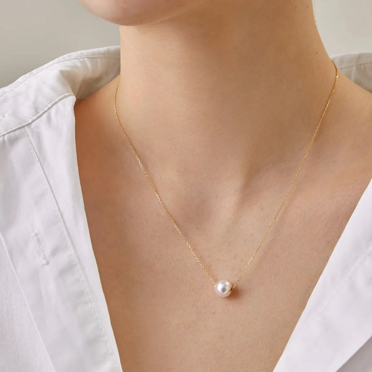 Akoya 18K Gold Pearl Necklace