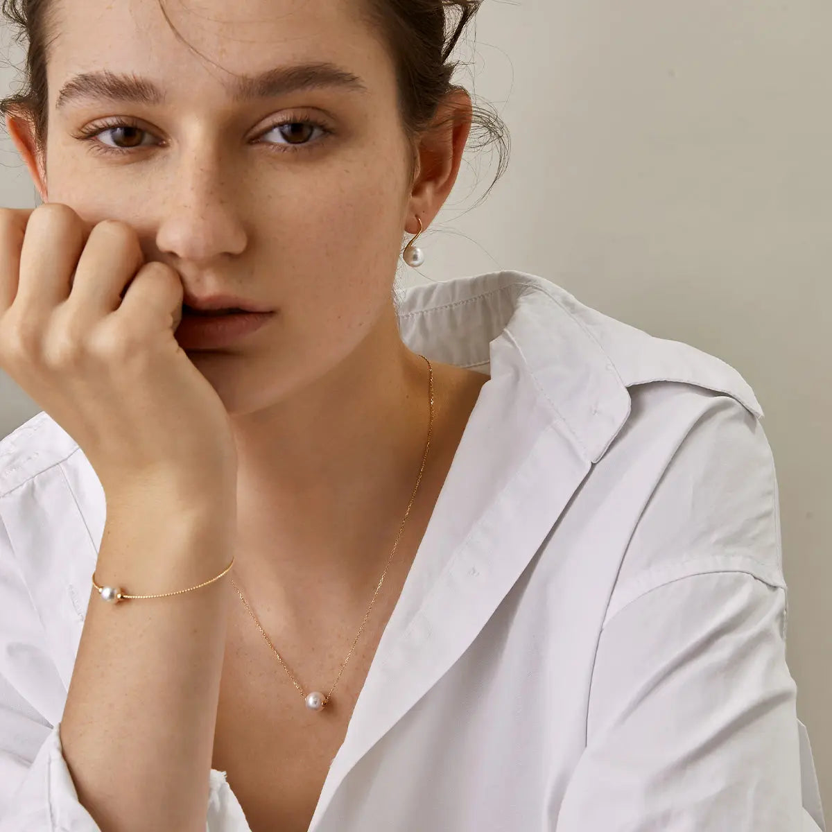 Akoya 18K Gold Pearl Necklace