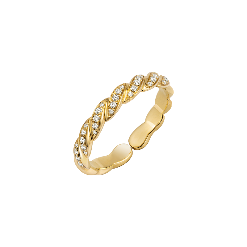18K Yellow Gold Diamond Ring