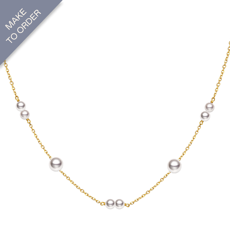 Akoya Pearl 18K Gold Necklace