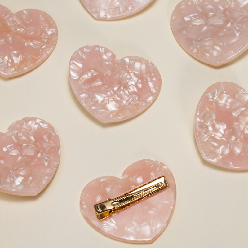 Duo-Door Pink Heart Clip Keepsake Gift Box