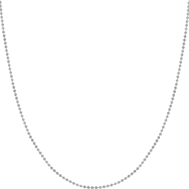 18K Gold Unique Design Ball Chain Necklace
