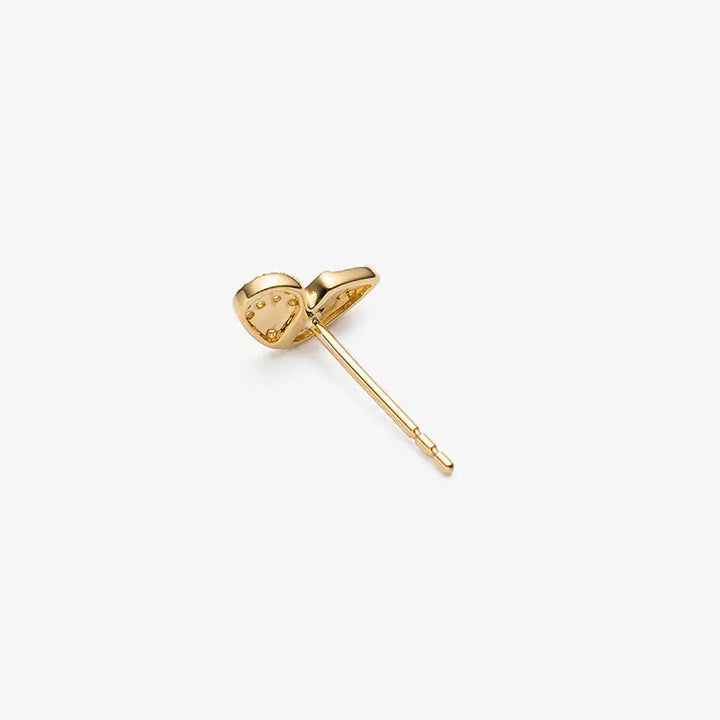 MONET GARDEN COLLECTION 18K Gold Butterfly Diamonds Ear Studs - HELAS Jewelry