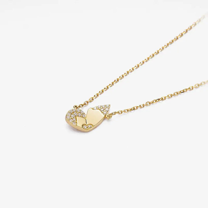 MONET GARDEN COLLECTION 18K Gold Butterfly Diamonds Necklace - HELAS Jewelry