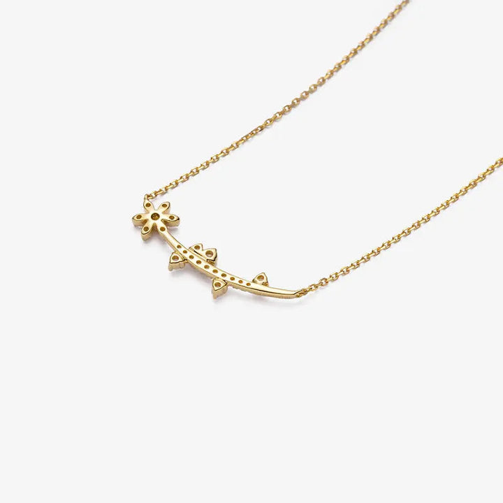 MONET GARDEN COLLECTION 18K Gold Twig Diamond Necklace - HELAS Jewelry