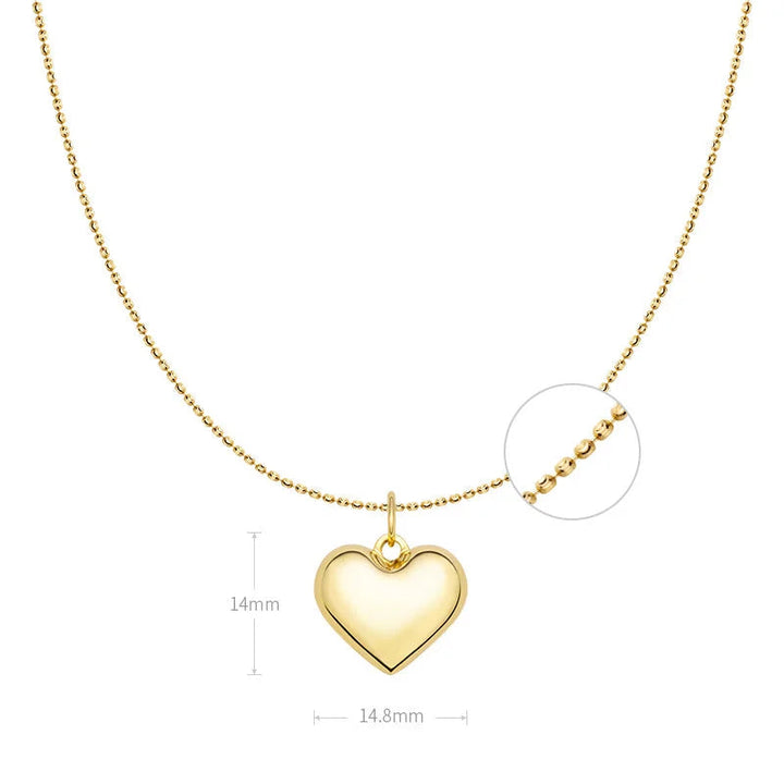NAPLES COLLECTION 18K Gold Heart Pendant Necklace NAPLES COLLECTION 18K Gold Heart Pendant Necklace NAPLES COLLECTION
