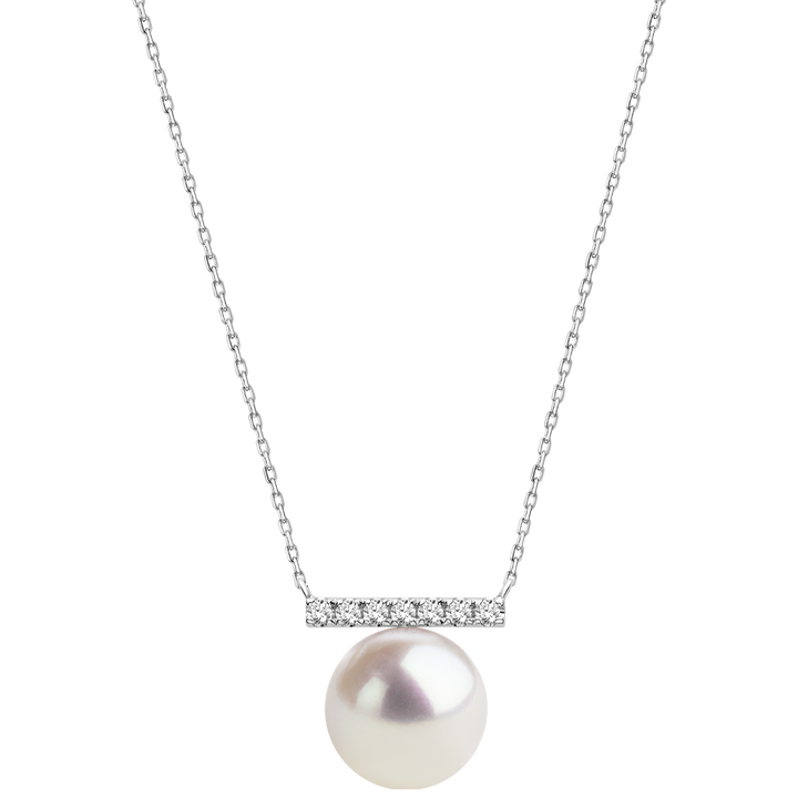 Melody Edison Pearl Pendant Necklace in 925 Sterling Silver