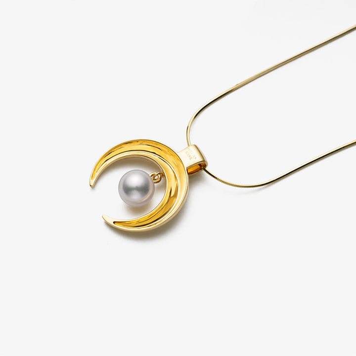 Akoya Pearl 18K Gold Special Design Highlight Necklace